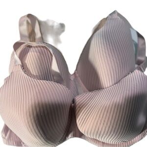 Striped Pink/Beige Bra set of 3